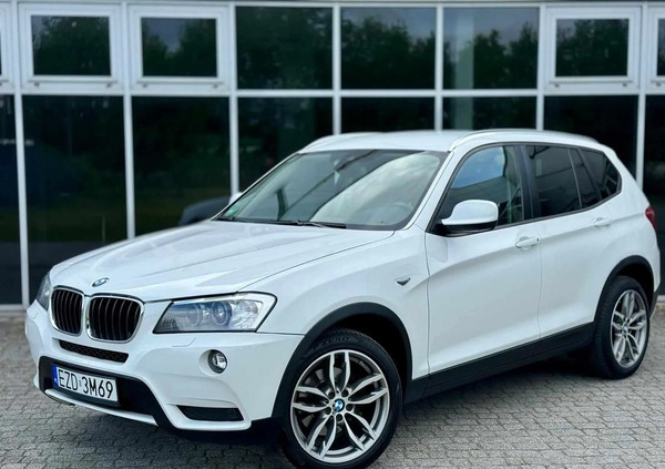 BMW X3 cena 72900 przebieg: 139000, rok produkcji 2014 z Torzym małe 781